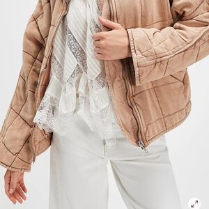 Free people dolman quilted jacket